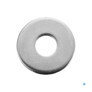 Rondelle plate ronde en acier zingué DIN9021 details